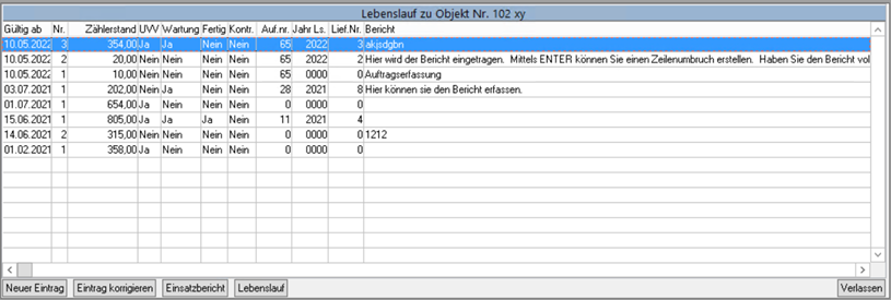 Lebenslauf manuell eintragen